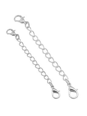 Sterling Forever Sterling Silver Necklace Extender Set of 2